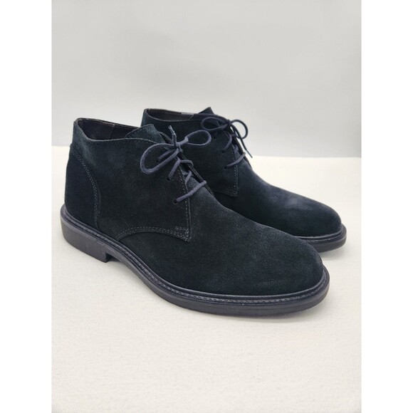 Valleverde Size 39 Black Boots Suede Men Chukka Ankle Leather Italy main image 12